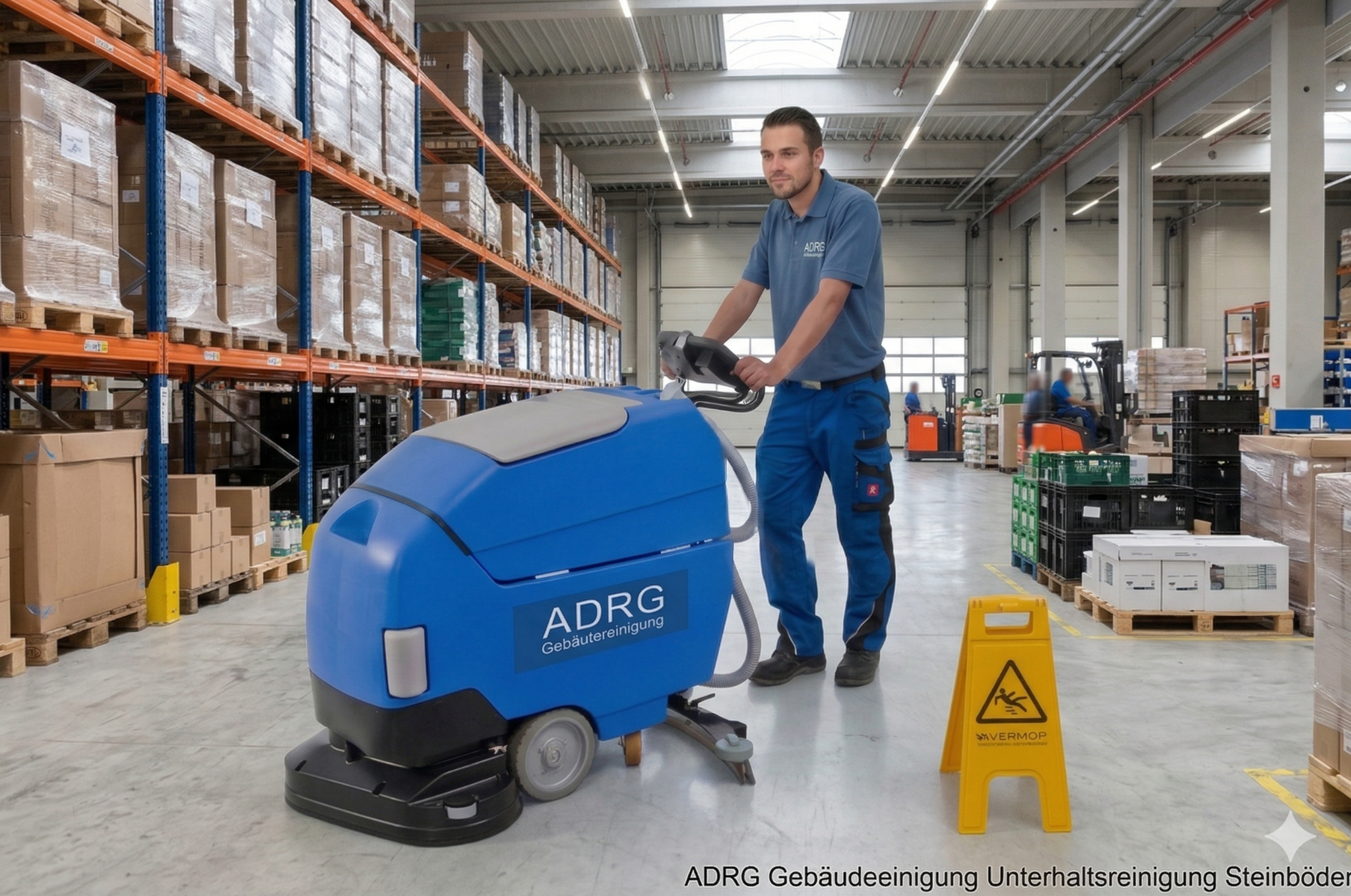 Gewerbereinigung in Lagerhalle Region Höchstadt
